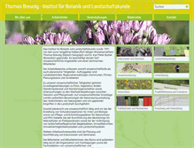 Tablet Screenshot of botanik-plus.de